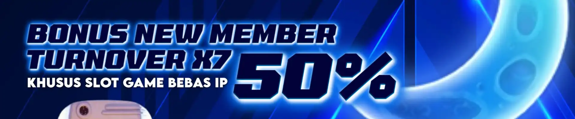 BONUS NEW MEMBER 50% KHUSUS GAME SLOT